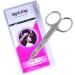 Men's Facial Grooming Scissors - Nose Ear Hair Removal, Beard Mustache Care, Eyebrow Eyelash Trimming - Hair Cutting Clippers - Silver - Buy Online on GoSupps.com