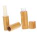 Mikinona Mikinona 4 Piece Empty Lipstick Cases Made of Sustainable Bamboo for DIY Stylish Storage Container for Lipstick Homemade Makeup Practical