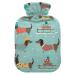 Hot water bottles with cover dachshund dog hot water bag for pain relief warming hands heating bag 2 liters