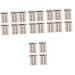 FOMIYES 20 Sheets Waterproof Eyebrow Stickers Temporary Eyebrow Tattoos Brown 6d Hair-like Eyebrows Stickers