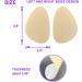 6 Pairs Shoe Sole Non Slip Pads - Heel Anti Skid Protectors - Rubber Grip Bottom Cushions - Beige - Buy Online on GoSupps.com