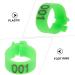 BESPORTBLE 300 Pcs Pigeon Anklet Chicken Legs Tag Pet Where Chick Bands Stuff Pigeon Foot Ring Baby Duck Parrot 1.3X1.3CMx3pcs Greenx3pcs - Buy Online on GoSupps.com