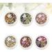 LALAFINA 6sets Shiny Multi Women Manicure Rhinestone Glitter Crystal Home Salon Stones Art Nail Stickers Lovermixed Beautiful Jewelry Ladies Crystals Ornament Accessories Style Glass 4X4X1.5cm Assorted Color - Buy Online on GoSupps.com