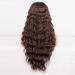 Salomezklm Lace Front Wig - Long Brown Heat-Resistant Corrugated Hair Without Glue for Fashionable Women (61 cm) - Buy Online on GoSupps.com