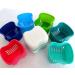 Denture Bath Box - Durable Artificial Tooth Retainer Case for False Teeth in Lake Green & Blue | International Shipping - Buy Online on GoSupps.com