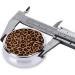 Cool Cheetah Leopard Portable Pill Box Round 3-Compartment Design for Small Pills Travel-Friendly & Stylish - Buy Online on GoSupps.com