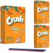 Crush Sugar Free Orange : Low Carb Zero Sugar Drink Mix - 3 boxes of 6 packs - 3 box of Orange Crush- Sugar Free Drink Mix - Keto Drink Mix Zero Guilt! Low Carb Zero Sugar Drink Mix - Comes with 2 Paper Straws and 1 Exclusive PALiSOL CREATiONS Stickers 18