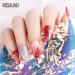 Rosalind 5ml Shiny Gel Nail Polish Painting Nail Art Vernis Semi Permanent Diamond Glitter Polish UV Nail Gel Top Coat Manicure - (Color: A517) - Buy Online on GoSupps.com