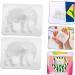 Hohopeti 2pcs Elephant Epoxy Mold stencils for crafts molds for chocolate Silicone DIY Mould coaster 3d Soap - Buy Online on GoSupps.com