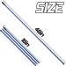Prowithlin 48 Golf Alignment Stick Posture Corrector & Practice Aid - Aluminum Alloy Golf Sticks in Blue - Buy Online on GoSupps.com