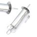 DDP Ear Wax Removal Syringe 4 OZ - Brass With Chrome Finish Ideal For Household Emt Firefighter Police Student School And Hobby