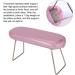 SH-RuiDu Manicure Hand Pillow Nail Art Hand Pillow PU Leather Manicure Arm Rest Cushion With Bracket Plum Pink - Buy Online on GoSupps.com