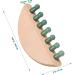 Beaupretty Scalp Massager Comb - Gua Sha Jade Wooden Comb for Stress Relief & Relaxation - International Shipping Available - Buy Online on GoSupps.com