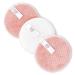 Reusable Makeup Remover Cloths Microfiber Exfoliating Cleansing Facial Pads 3-Piece Pink and White
