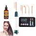 Hair Growth Wand Haute frequence baguette pour la croissance des cheveux Baguette de croissance des cheveux avec hair serum Baguette de croissance des cheveux avec 4 tubes diff rents (1 Vert) 1 Vert