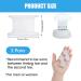 SmartMaster Silicone Toe Separators - 2 Pairs Bunion Corrector & Toe Straightener for Pain Relief - Buy Online on GoSupps.com