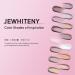 JEWHITENY Poly Extension Gel Nail Kit - 14 PCS with Mini Lamp & Slip Solution, Beginner Nail Art Design Set - Buy Online on GoSupps.com