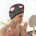Quick Dry Hair Towel Wrap - Button Fastening Turban for Effortless Hair Drying (Chillin with My Gonme - Buy Online on GoSupps.com