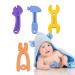 Teething Toys for Babies 0-6 Months 6-12 Months  Silicone Baby Teether Chew Toys  Teething Gel Relief Baby Toys  BPA Free 4PCS