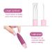 10Pcs CAIYA 8ml Empty Lip Gloss Tubes with Rubber Stoppers - Pink - DIY Lip Balm Bottles for Beauty Makeup - Buy Online on GoSupps.com