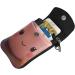 women Small Cell Phone Purse Cute Marshmallow Hot Chocolate pattern Soft durable and waterproof PU leather Convenient for daily use and travel Black One Size - Buy Online on GoSupps.com