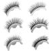 Kiss Lashes no Glue Needed Reusable Self Adhesive Eyelashes 3D Makeup Eyelash for Women Girl Eye Makeup Tool 1Pair No. 3 Slim Long 3# NO.3 - Buy Online on GoSupps.com