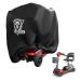 XYZCTEM 600D Waterproof Scooter Cover Black Power Assisted Mobility Scooter Cover (48 inch Length)