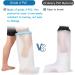 Sumifun Extra Large Shower Foot Protector - Waterproof Adult Leg Cast Cover with Non-Slip Padding - Keep Cast Dry and Protected - Buy Online on GoSupps.com