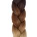 LDMY Jumbo Braids Hair Extensions 6 Bundle Pack - Ombre Brown & Blonde 24 Synthetic Kanekalon Jumbo Braiding Hair - Buy Online on GoSupps.com