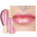 Oulac Pink Lip Plumper Gloss with Mirror Finish Moisturizing & Reduce Fine Lines Lip Oil Refuse Chapped Lips Non Sticky Lip Gloss for Girls Women  4.5ml/0.15fl.oz Pink Glam(C06) Pink Glam(C06)Cool Pink with Silvery Spark...