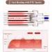 CkeyiN 3 Barrel Hair Waver Curling Iron with LCD - Professional Ceramic Tourmaline Curling Wand - 22mm Hair Crimpers - 16 Temperature Control Displays - for All Hair Types - Gold - Buy Online on GoSupps.com