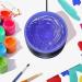 Electric Paint Brush Cleaner Rinse Cup with Automatic Dryer - USB Artist Brush Cleaning Washer for Acrylic, Watercolor, Oil, Gouache Painting - Blue - Buy Online on GoSupps.com