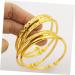 Zerodeko 3 Pcs Eternity Bracelet Open Adjustable Bracelet Friendship Bracelet Fashion Bangle Baby Gifts Golden Stackable Bangle Bangles Bracelets Bracelet Simple Boutique Jewelry Ladies - Buy Online on GoSupps.com