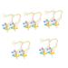 Toyvian plastic container 100 pcs tooth storage box Lost toothproof tooth chain for lost teeth for children teeth orhanizer necklace toddler heal chain holder fairy