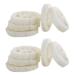 Leadigol 50 Pieces Loofah Sponge Natural Loofah Slices Natural Loofah Sponges Soap Making Tools Loofah Sponge Scrubber Soap Saver Pads Soap Holder