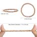 Lolalet Boho Hair Ties Bracelet for Women - 16 Pcs Soft Braided Elastics Bands for Thick & Thin Hair - No Pull Ponytail Holder - Style A - Buy Online on GoSupps.com