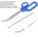 Long Handled Toenail Scissors and Clippers Nail Scissors with Ingrown Toenail File Toenail File Kit Ergonomic Cuticle Scissor Toenail File Stainless Steel Elderly Nail Clipper for Thick Nails - Buy Online on GoSupps.com