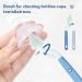 YUXES Silicone Bottle Brush Set - Rotatable Long Handle, 3 Piece Cleaner for Teats, Milk, and Water Bottles (Blue - 360 Spin) - BB1213 - Buy Online on GoSupps.com