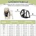 Eyin Dog Harness with Seat Belt | Adjustable Breathable Car Safety Harness (Black XXS) - 2 Carabiner Hooks & Buckle for Secure Travel - Buy Online on GoSupps.com