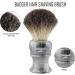 Haryali London Luxury Men's Shaving Set | Double Edge Safety Razor Black Badger Hair Brush & Stand - Premium Grooming Essentials for Ultimate Shave Experience - Buy Online on GoSupps.com