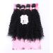 FRELYN Kinky Curly Synthetic Hair Bundles - Black Color 18 18 20 20 Inches - Heat Resistant Fiber - Soft as Human Hair - 4 Pieces - Buy Online on GoSupps.com