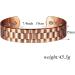 Mens Pure Copper Magnetic Bracelet for Joint Pain Relief - Arthritis, RSI, Carpal Tunnel - 6 Powerful Magnets - 99.9% Copper - Buy Online on GoSupps.com