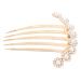 WOFASHPURET vintage hair accessories hairpin girl grace hair accessories for women bride headpiece hair accessories decorate rhinestone hair clips headgear comb Medium Hair piece alloy
