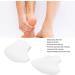 Stop Cracked Heels Toeless Spa Gel Socks for Foot Treatment Care 4 Pair Moisturizing Heel Socks Open Toe Socks for Dry Hard Cracked Heels(White) - Buy Online on GoSupps.com