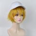 Linlincd Gold Cosplay Wig - Anime Character Short Hair | Wholesale International Shipping - Buy Online on GoSupps.com