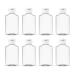 Clear Hand Sanitizer Travel Bottles Empty Plastic Refillable Flip-Top Bottles for Hand Sanitizer Shampoo Lotion,etc - BPA/Parabens Free, 60ml/2oz (Set of 8)
