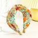 Chicmo 2-Pack Floral Twist Headbands - Fashion Fabric Hairbands for Face Wash, Travel, Vacation, Shopping - Buy Online on GoSupps.com