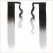 Tess Ombre Ponytail Extension 60cm | Dark Brown to Silver Gray Braid - 90g Smooth Long Hair Extensions - Buy Online on GoSupps.com