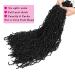 Soft Faux Locs Super Long Goddess Crochet Hair 36 Inch (Pack of 6) - Natural Braid Curly Wave Braiding Hair - 1B Color - Pre Looped - 6 Packs - Buy Online on GoSupps.com