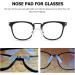 Ciieeo 3pcs U Shaped Silicone Eyeglass Nose Pads - Comfortable Support for Glasses & Sunglasses - Buy Online on GoSupps.com